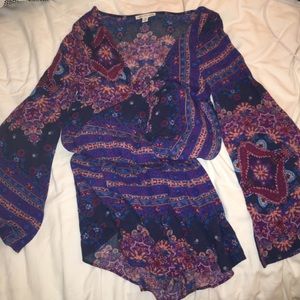 Long sleeve American eagle romper